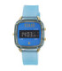 Reloj digital de policarbonato con correa de silicona azul D-Logo Fresh - 200351058