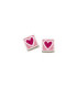 PENDIENTES CUBO CORAZÓN ROSA FUCSIA AGATHA RUIZ DE LA PRADA - 015CUB