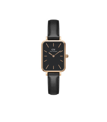Reloj de Mujer Cuadrado Daniel Wellington en Negro - DW00100435
