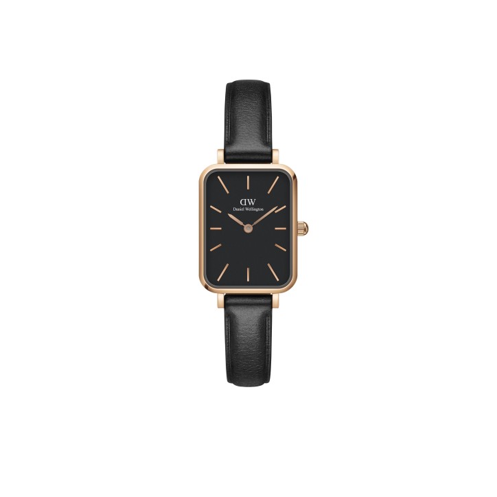 Reloj de Mujer Cuadrado Daniel Wellington en Negro - DW00100435