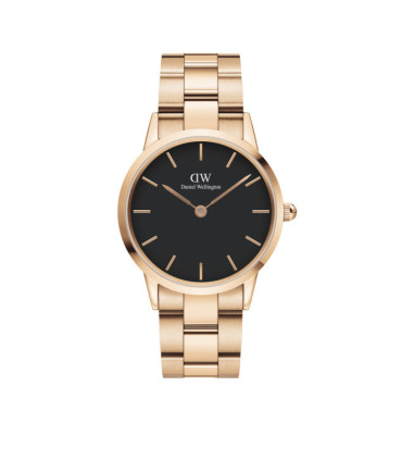 Reloj Daniel Wellington Rosé con Esfera Negra - DW00100210