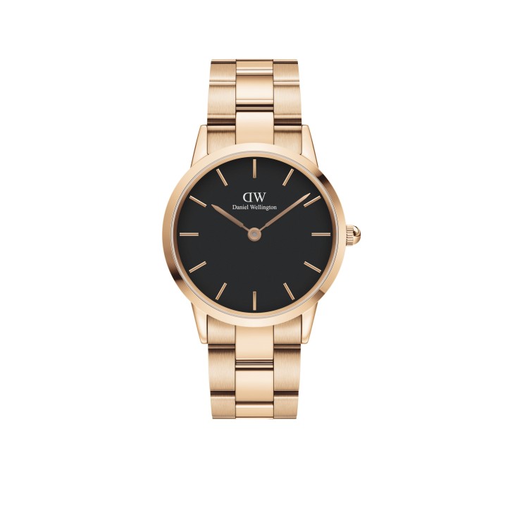Reloj Daniel Wellington Rosé con Esfera Negra - DW00100210