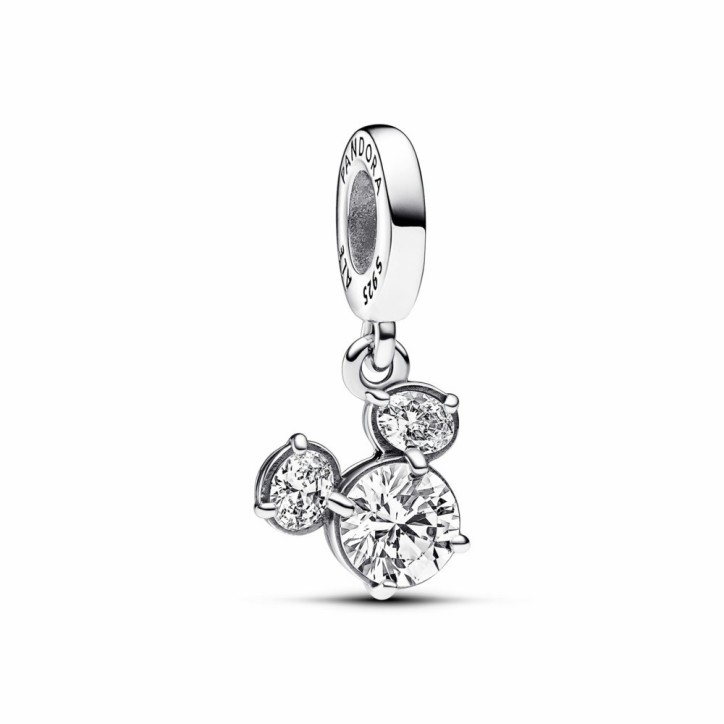 Charm Colgante Silueta Cabeza Brillante de Mickey Mouse - 793031C01