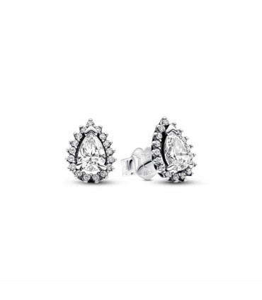 Pendientes de Botón Halo Brillante Corte Pera Pandora - 292834C01