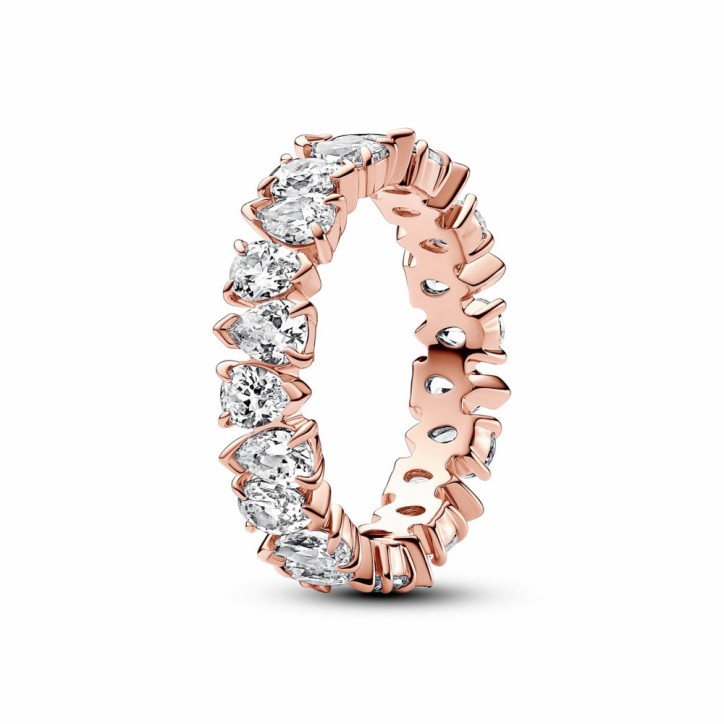 Anillo Banda Brillante Alterna Pandora - 183021C01