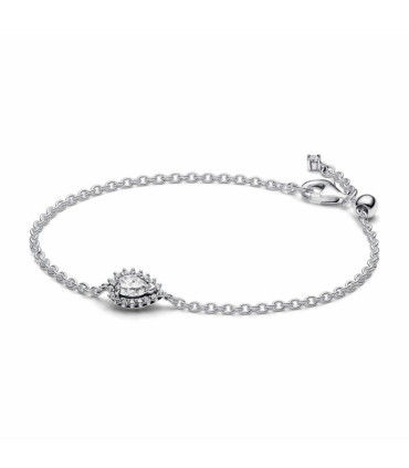 Pulsera Halo Brillante Corte Pera Pandora - 593001C01