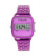 Reloj digital con brazalete de aluminio en color lila D-Logo TOUS - 300358003