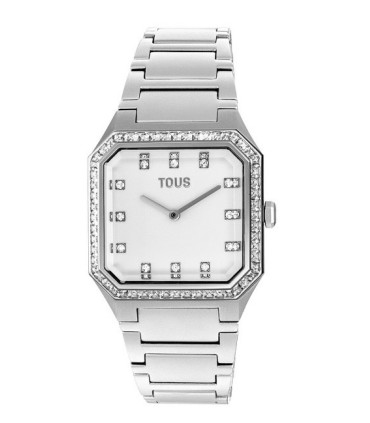 Reloj analógico con brazalete de aluminio y zirconias Karat Squared TOUS - 300358051