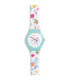 RELOJ PEQUEÑO FLIP ACUARIO CON BRILLANTES AGATHA - AGR361