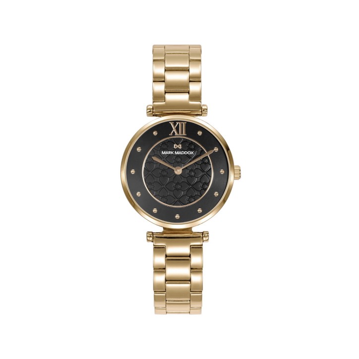 Reloj de Mujer Shibuya caja y brazalete de acero en Ip dorado MARK MADDOX - MM1015-53