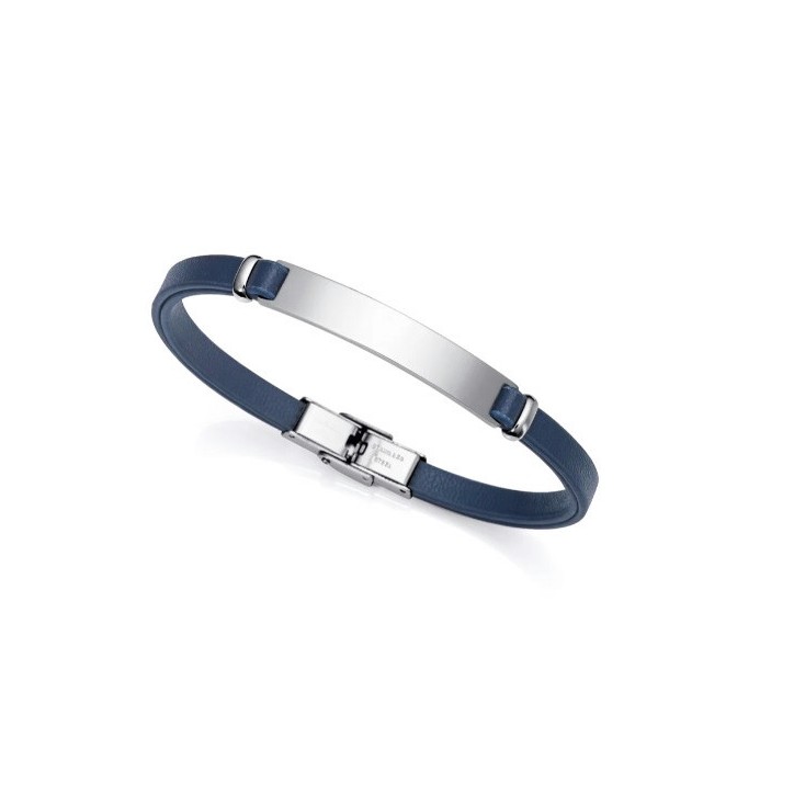 Pulsera Eco de acero reciclado con correa vegana azul VICEROY - 75343P01013