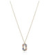 Collar Elegant de plata de ley con baño de oro y circonitas de colores VICEROY - 13171C100-39