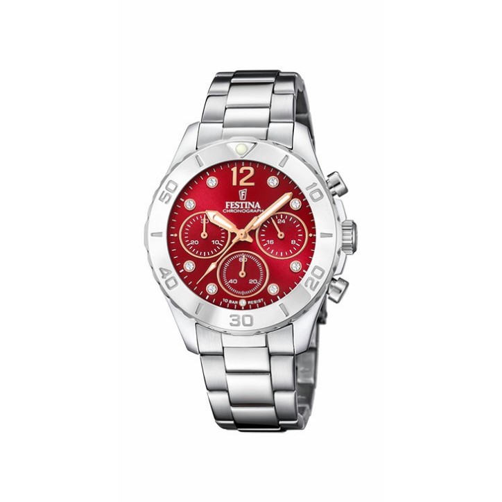 Reloj Festina para Mujer BOYFRIEND con esfera burdeos - F20603/2