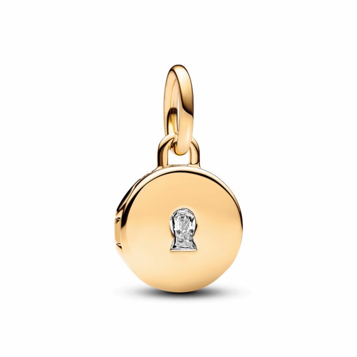 Charm Colgante Medalla Grabable que se abre PANDORA - 763066C01