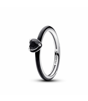 Anillo Pandora ME Corazón Chakra Negro - 193088C01