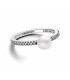 Anillo Perla Cultivada de Agua Dulce y Pavé Pandora - 193158C01 Anillo Perla Cultivada de Agua Dulce y Pavé Pandora - 193158C01