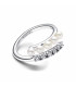 Anillo Abierto Perlas Cultivadas de Agua Dulce y Pavé Pandora - 193145C01 Anillo Abierto Perlas Cultivadas de Agua Dulce y Pavé Pandora - 193145C01
