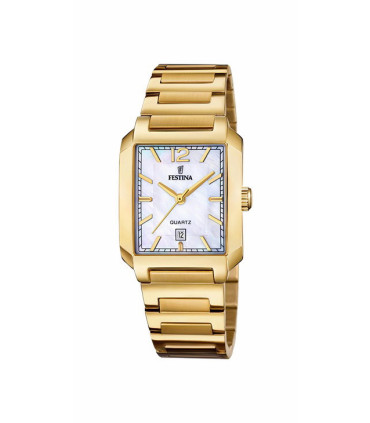 Reloj Cuadrado Festina Dorado para Mujer - F20680/2