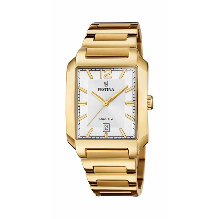 Reloj Festina Cuadrado Dorado para Hombre - F20678/2