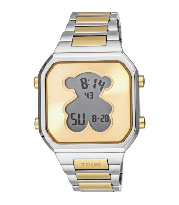 Reloj Tous Bicolor Digital con Oso Grande para Mujer - 3000134600