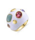 Anillo Yever Blanco con piedras de Colores de Luxenter - SGU2018600