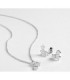 Conjunto Pendientes con Collar de Estrellas Luxenter - SETWEB1900