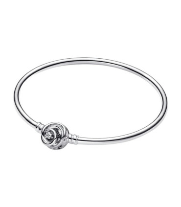 Pulsera Pandora Moments Rígida Cierre Envuelto - 593229C01