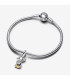Charm Colgante Mono Móvil en Dos Tonos Pandora - 763343C01 Charm Colgante Mono Móvil en Dos Tonos Pandora - 763343C01