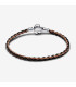 Pulsera Pandora Moments en Cuero Trenzado con Cierre El Rey León de Disney - 593361C01 Pulsera Pandora Moments en Cuero Trenzado con Cierre El Rey León de Disney - 593361C01
