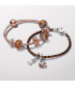 Pulsera Pandora Moments en Cuero Trenzado con Cierre El Rey León de Disney - 593361C01 Pulsera Pandora Moments en Cuero Trenzado con Cierre El Rey León de Disney - 593361C01