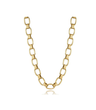 COLLAR DE ACERO COLECCIÓN DE LAURA ESCANES, CON ESLABONES GRANDES - 75366C01012