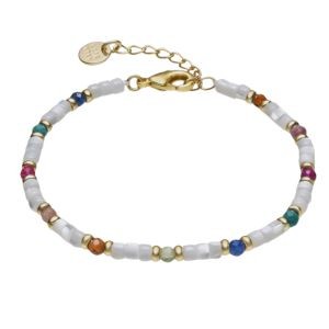 Pulseras con perlas